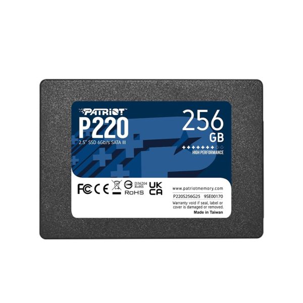 هارد اینترنال پتریوت SSD P220 256GB SATA
